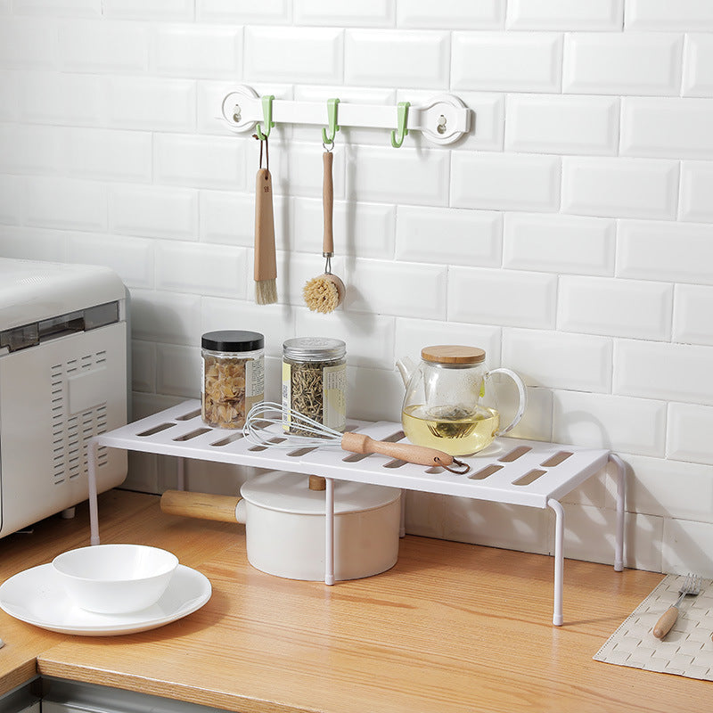 Estante de cocina telescópico para utensilios de cocina
