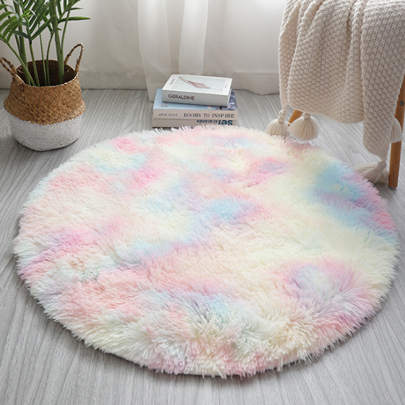 Alfombra Nórdica para Sala de Estar, Teñido Anudado, Sofá, Alfombrilla de Mesa de Centro, Manta para Mesita de Noche de Dormitorio