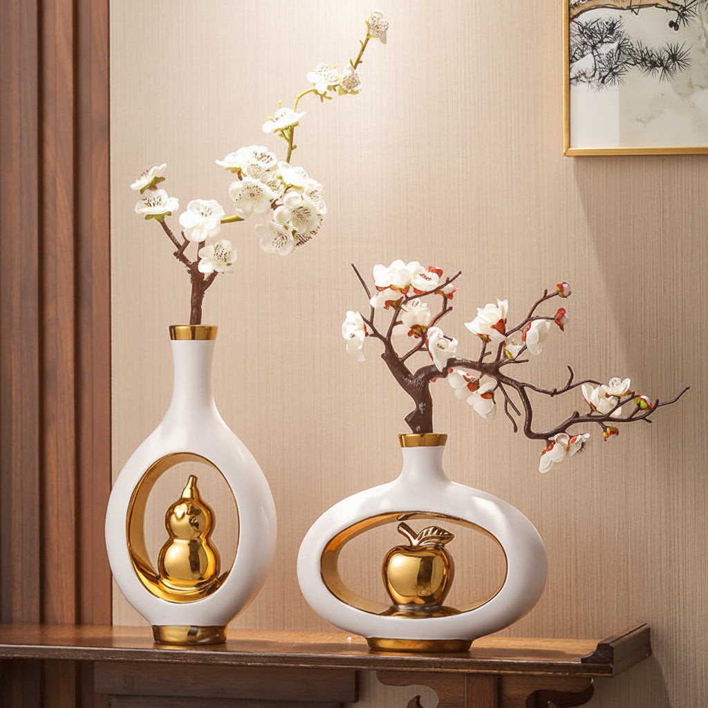 Creative Vase Decorations Living Room