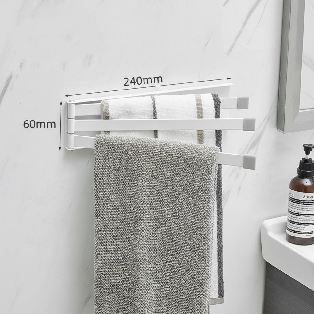 Nordic Bathroom Non-perforated Towel Rack Bathroom