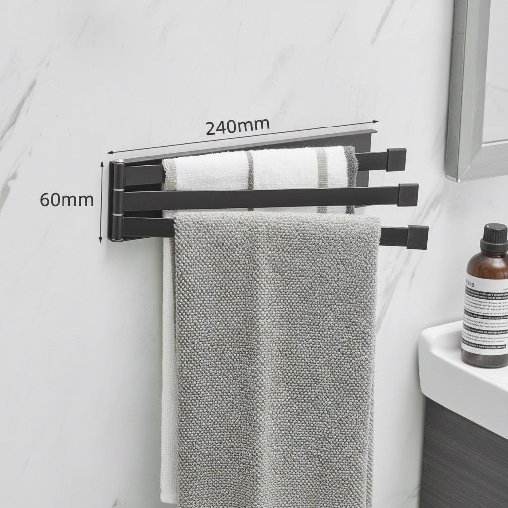 Nordic Bathroom Non-perforated Towel Rack Bathroom