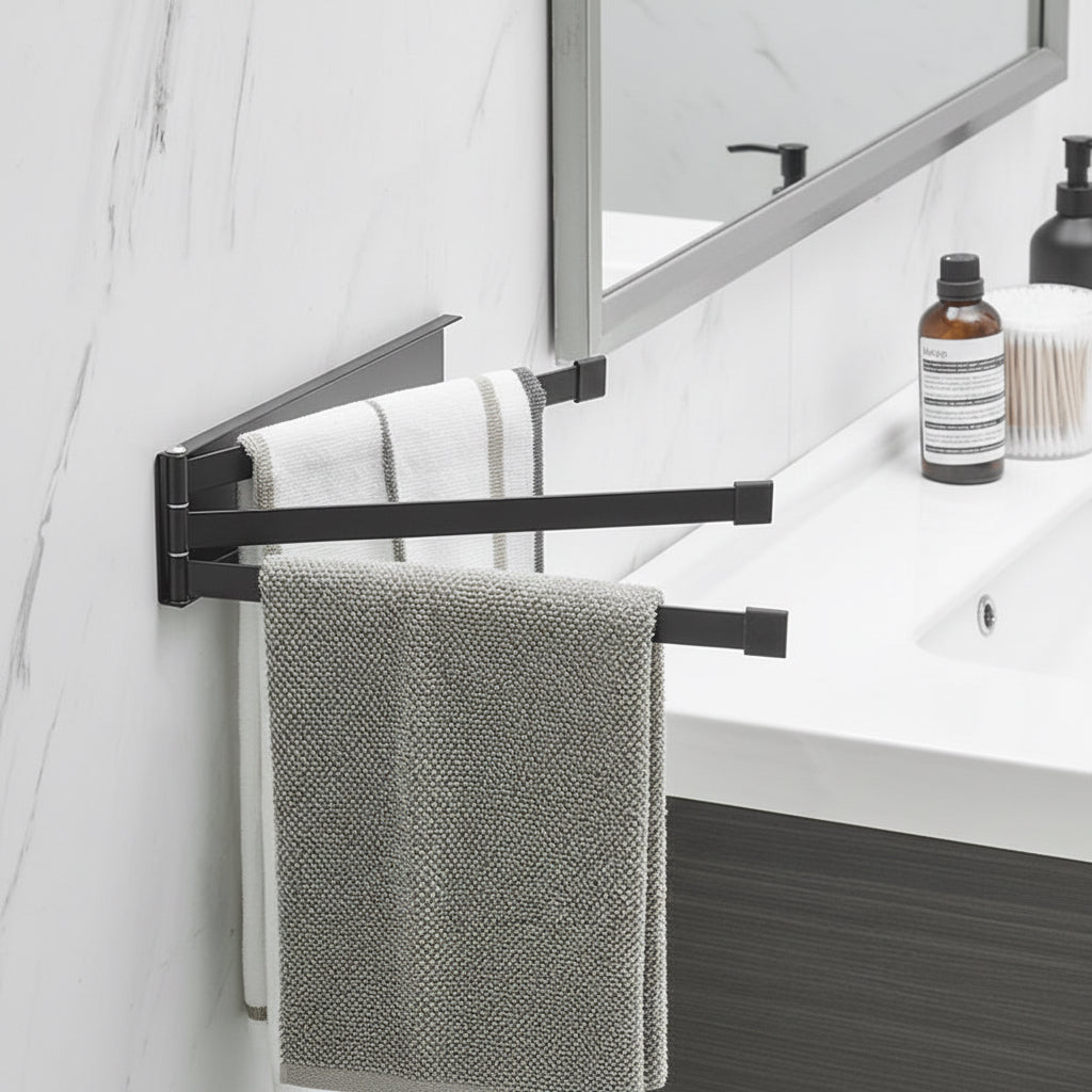 Nordic Bathroom Non-perforated Towel Rack Bathroom